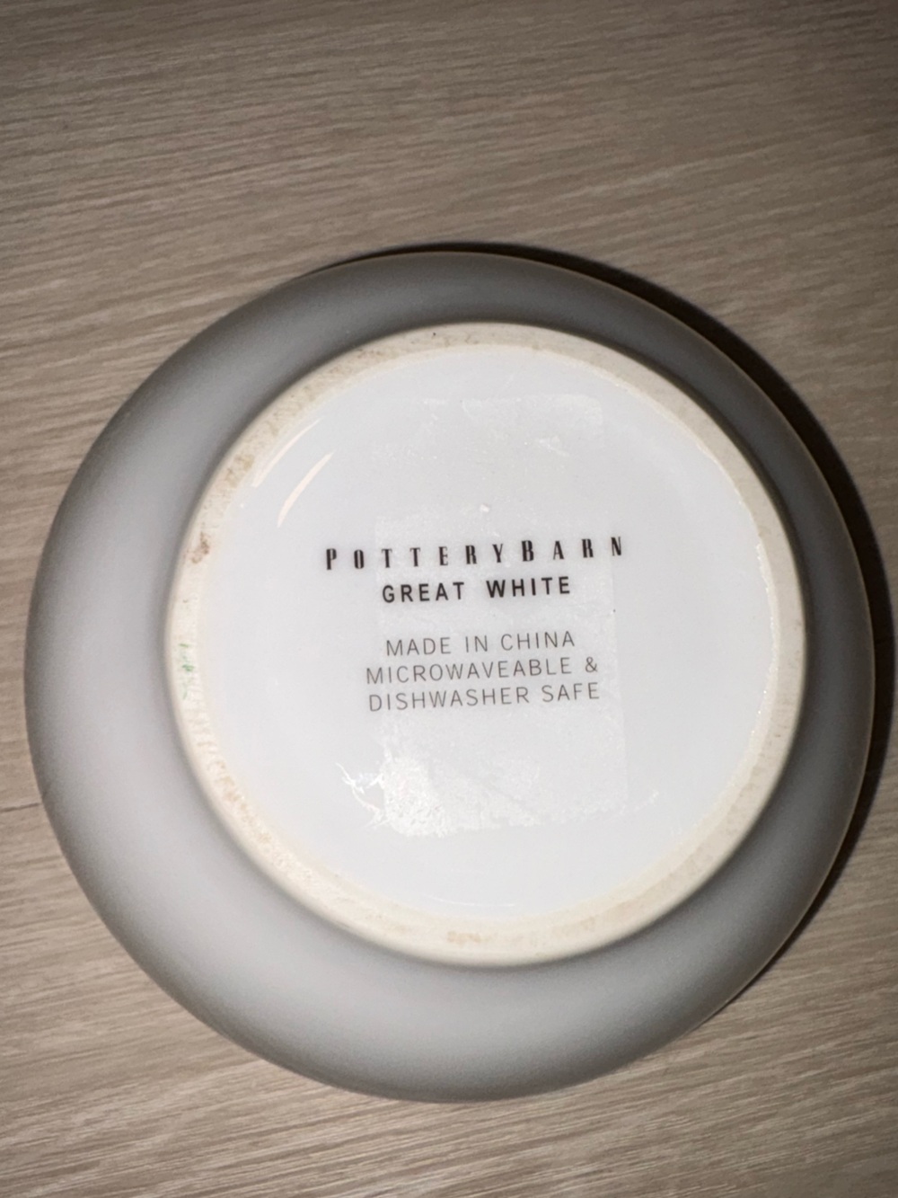 Pottery Barn Great White Ceramic Bowl - White